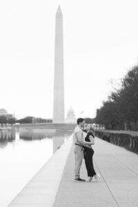 DC Engagement Session | Lincoln Memorial Engagement Session | by KPC AND CO