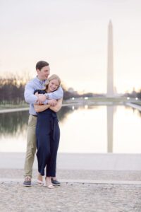 DC Engagement Session | Lincoln Memorial Engagement Session | by KPC AND CO